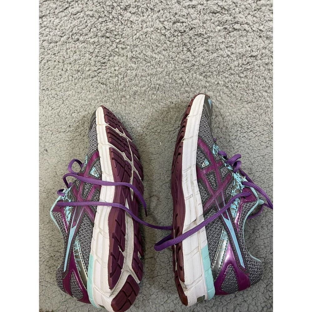Asics Running GEL-EXCITE 3 Athletic Shoes T5B9N Gray/Purple/Aqua Womens Size 8 - Picture 8 of 10